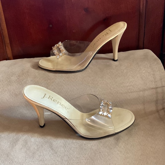 J.Renee silver and gold shoes. - Picture 1 of 2